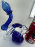 Blue Glass Bubbler