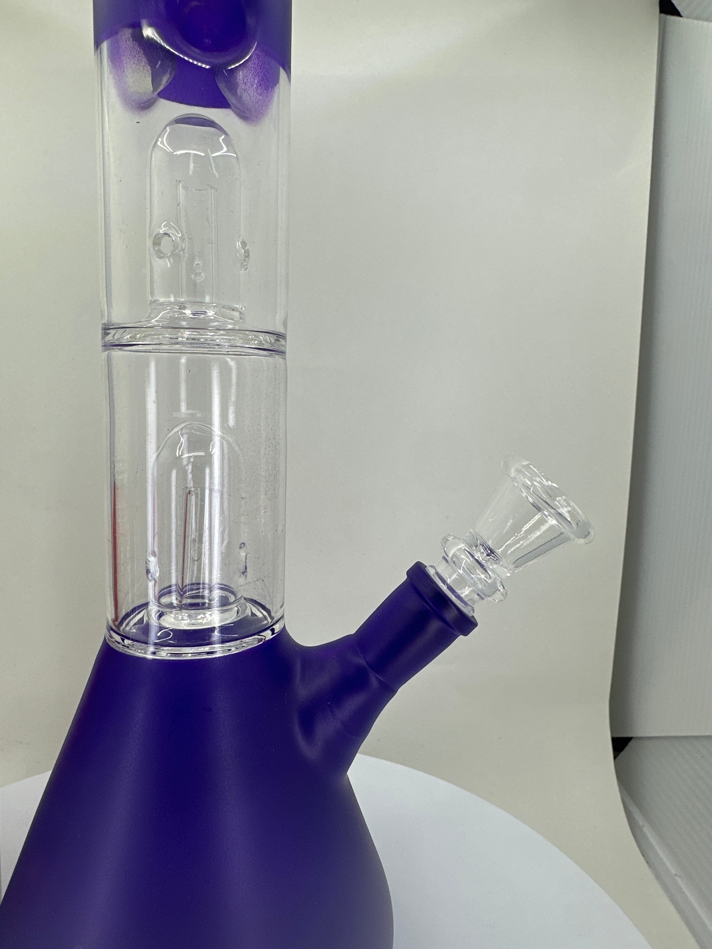 12 Inch Glass Beaker - with Double Percolator