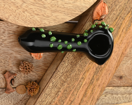 4 Inch Glass Spoon Pipe - The Green Path