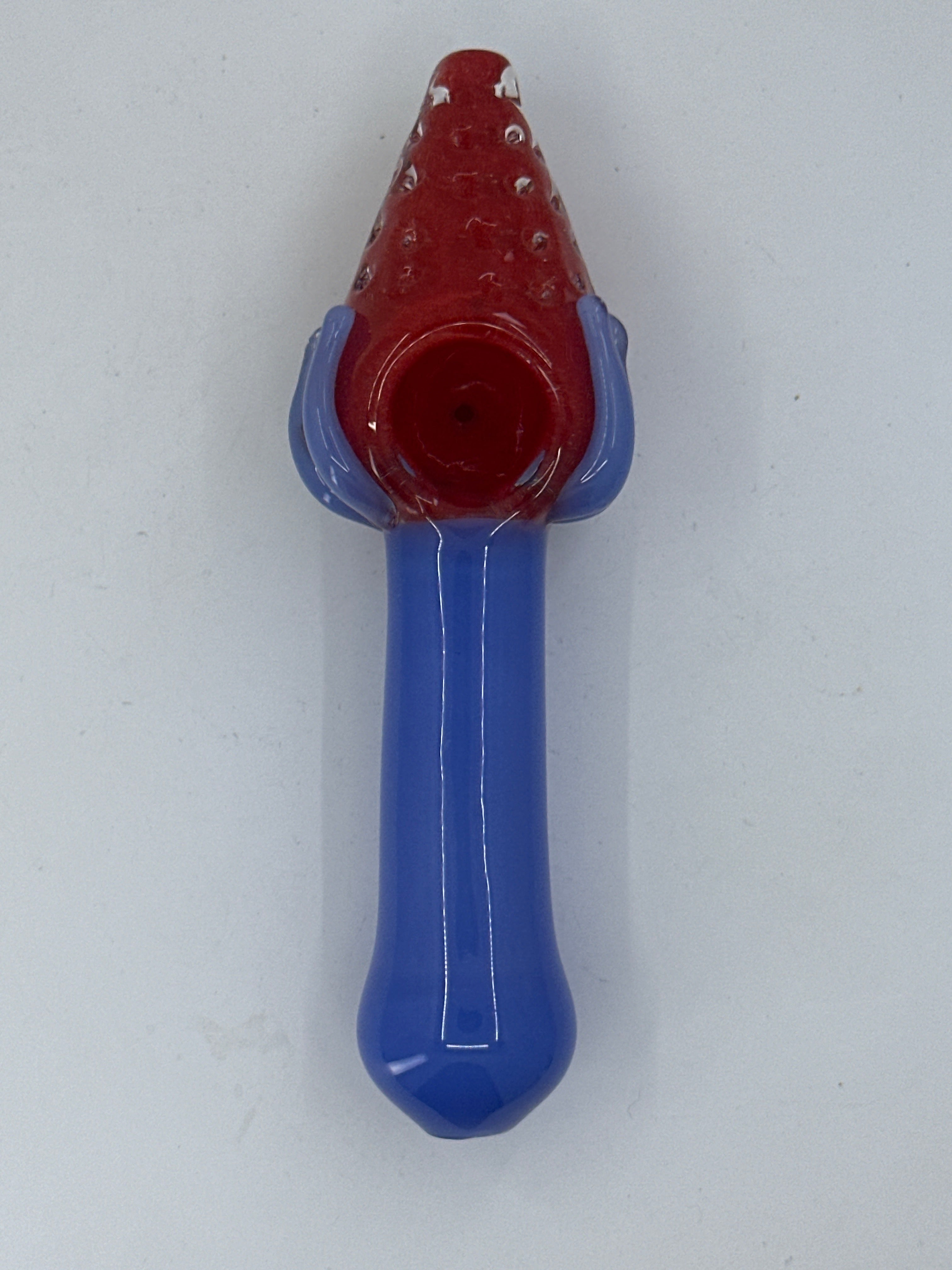 5 Inch Glass Pipe - Strawberry