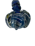 5 Inch Glass Pipe - Blue with Lugs