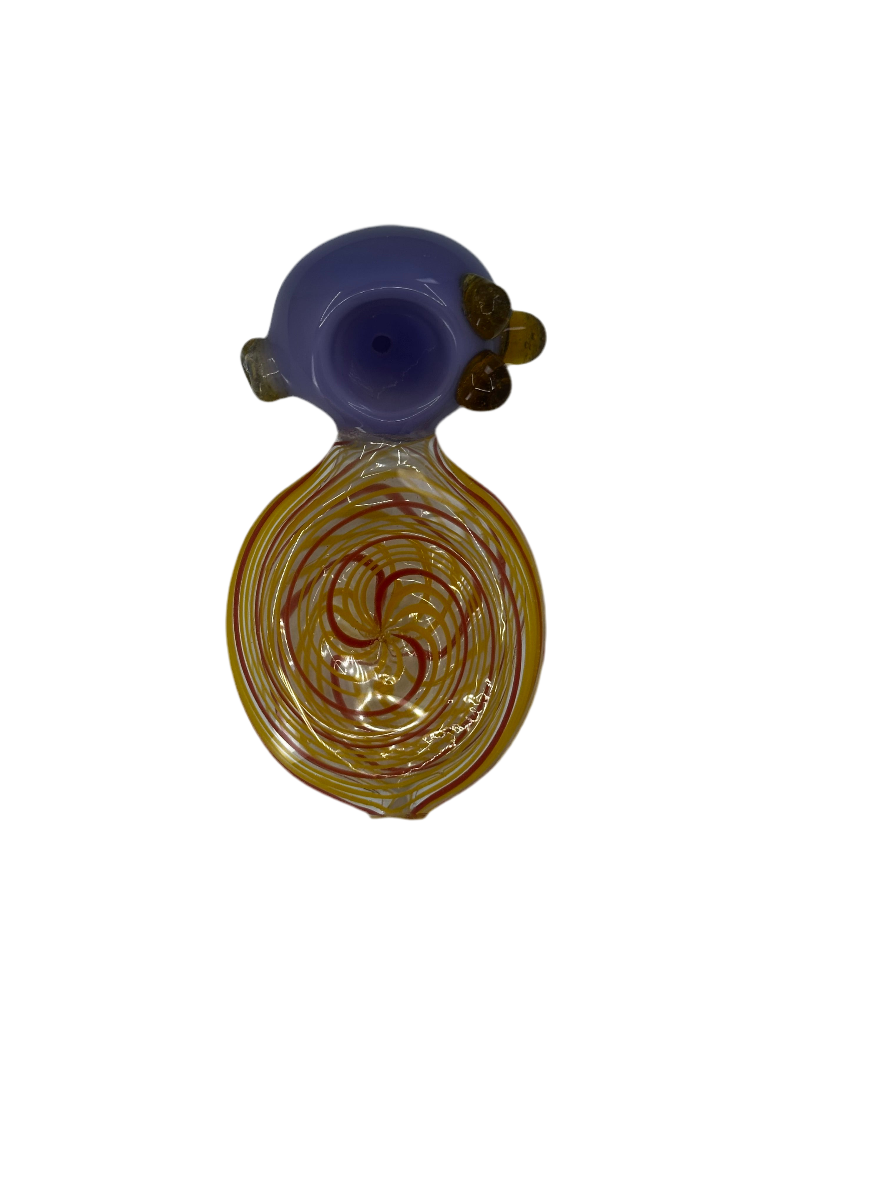 4 Inch Glass Pipe - Saucer Pipe