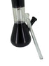 12 Inch Glass Bong - Black Sharkfin with Percolator