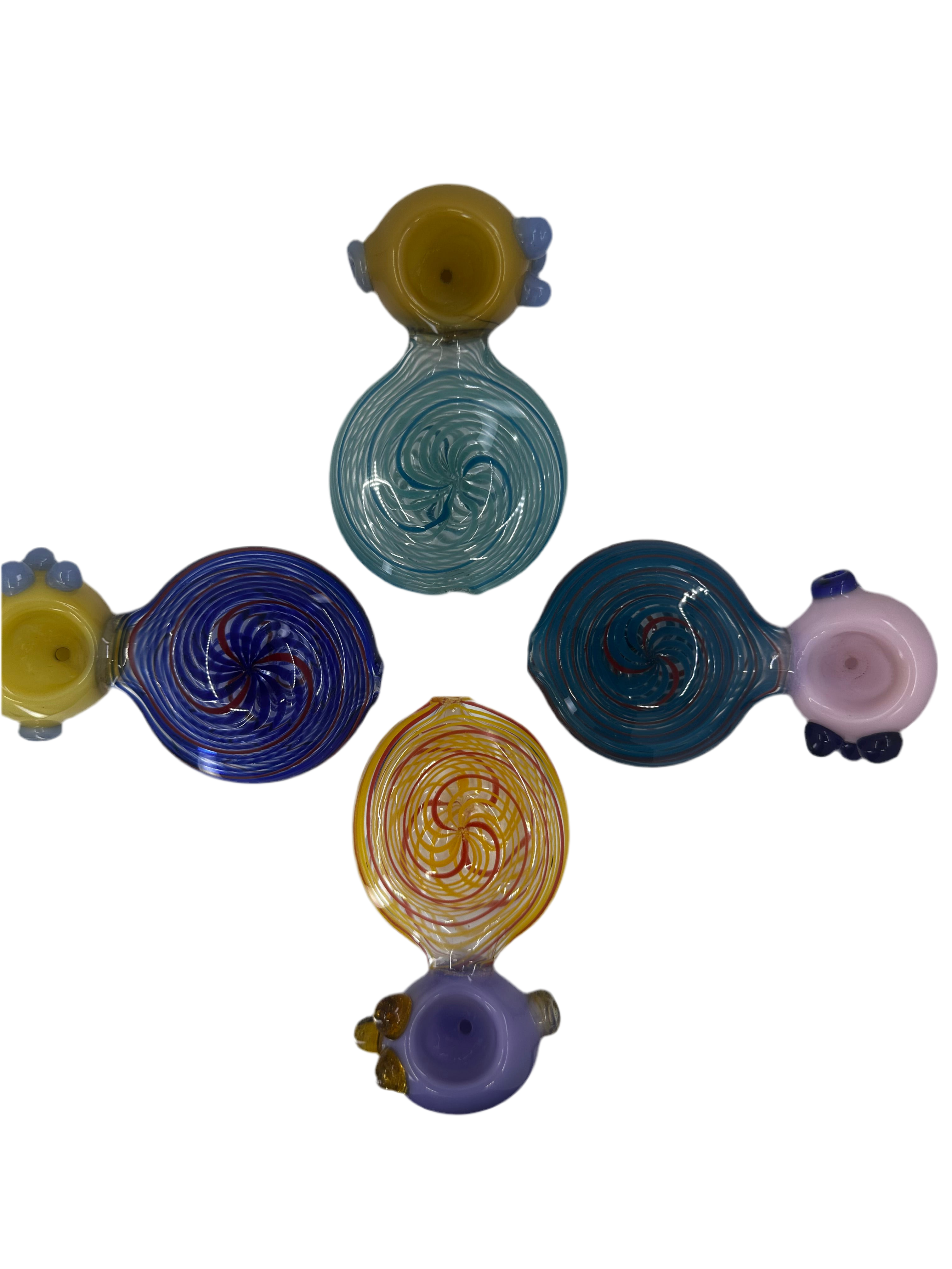 4 Inch Glass Pipe - Saucer Pipe