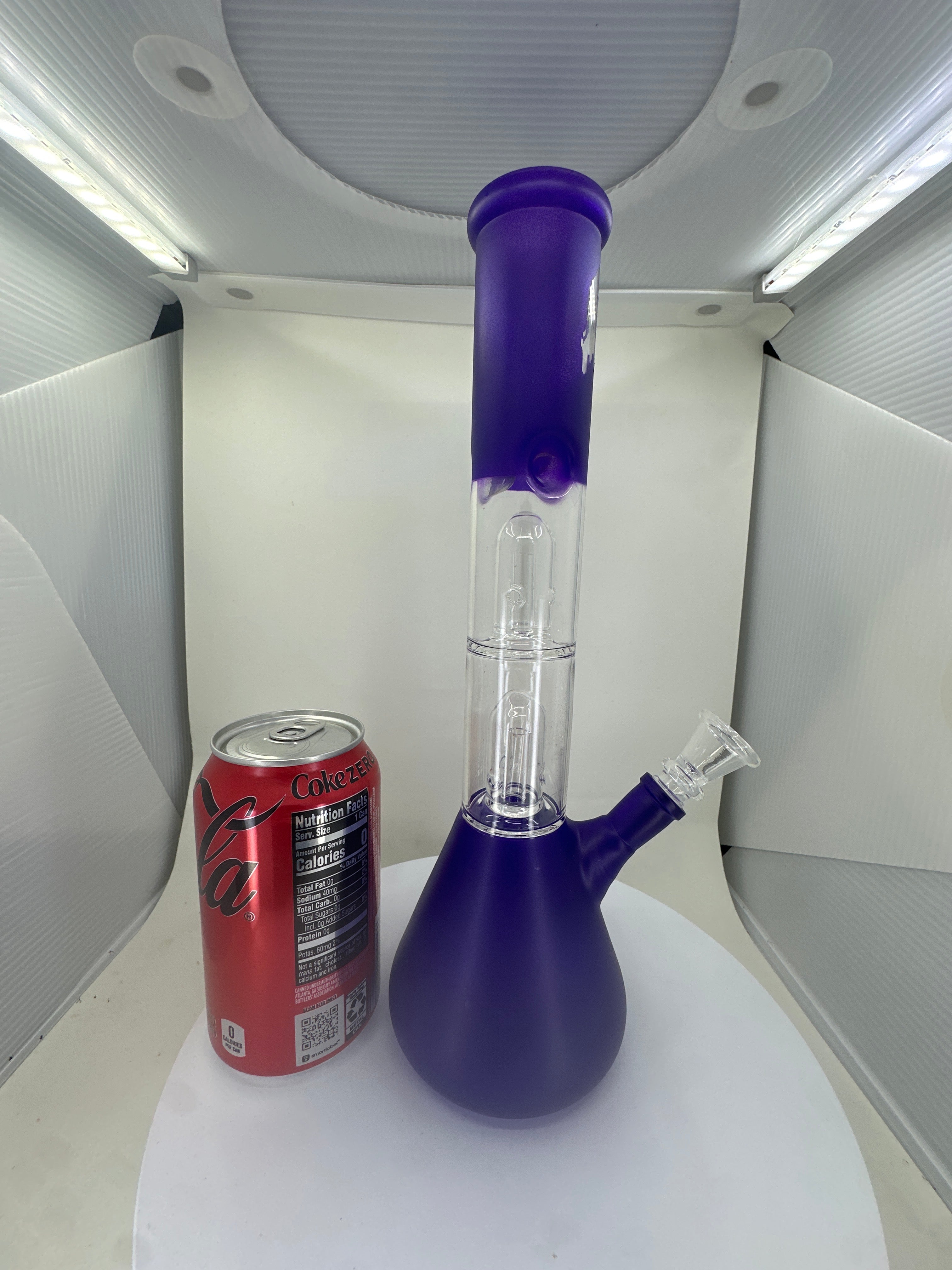 12 Inch Glass Beaker - with Double Percolator