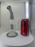 8 Inch Glass Bong with Smoked Stem