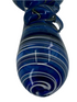 5 Inch Glass Pipe - Blue with Lugs
