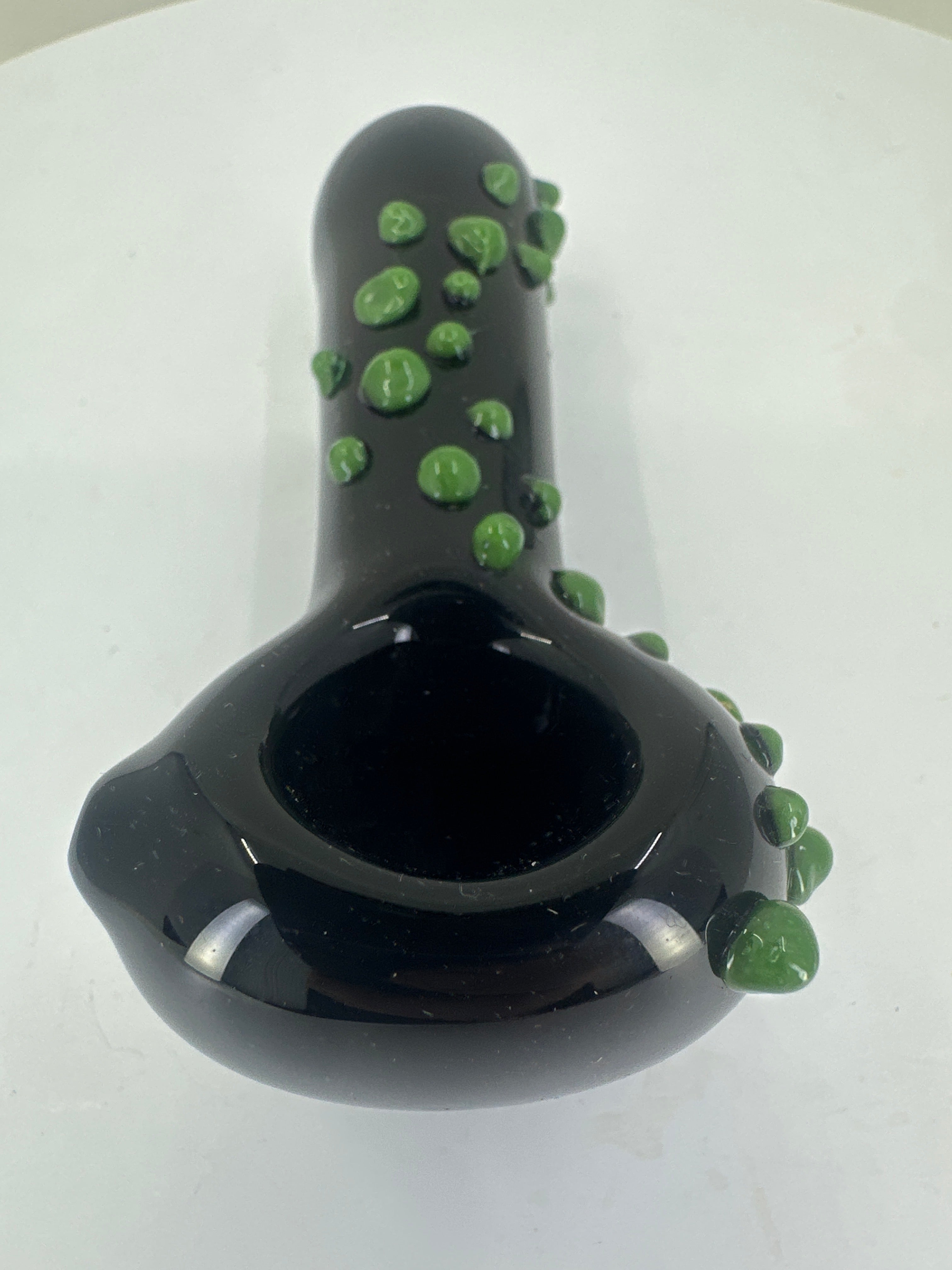 4 Inch Glass Spoon Pipe - The Green Path