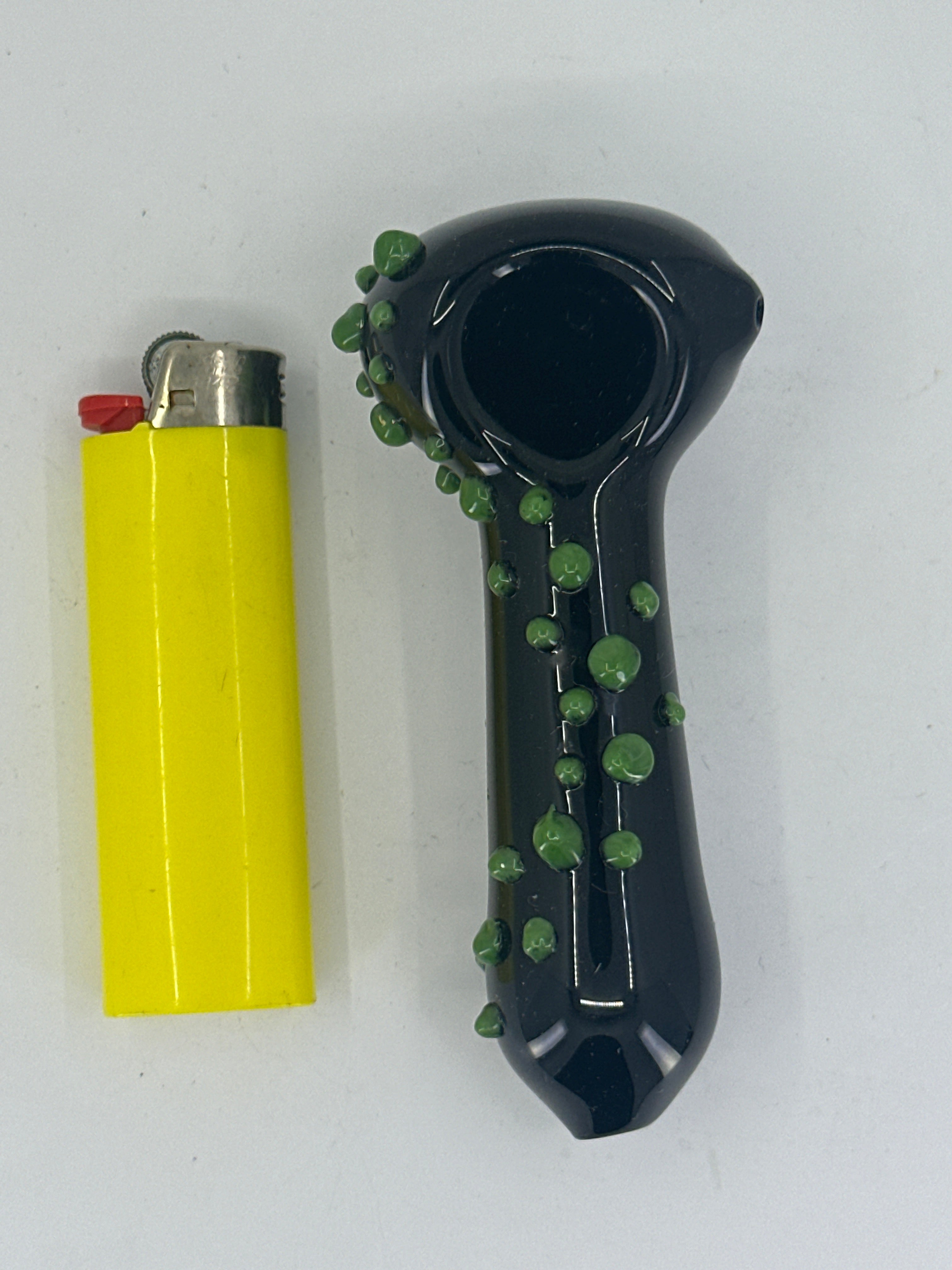 4 Inch Glass Spoon Pipe - The Green Path