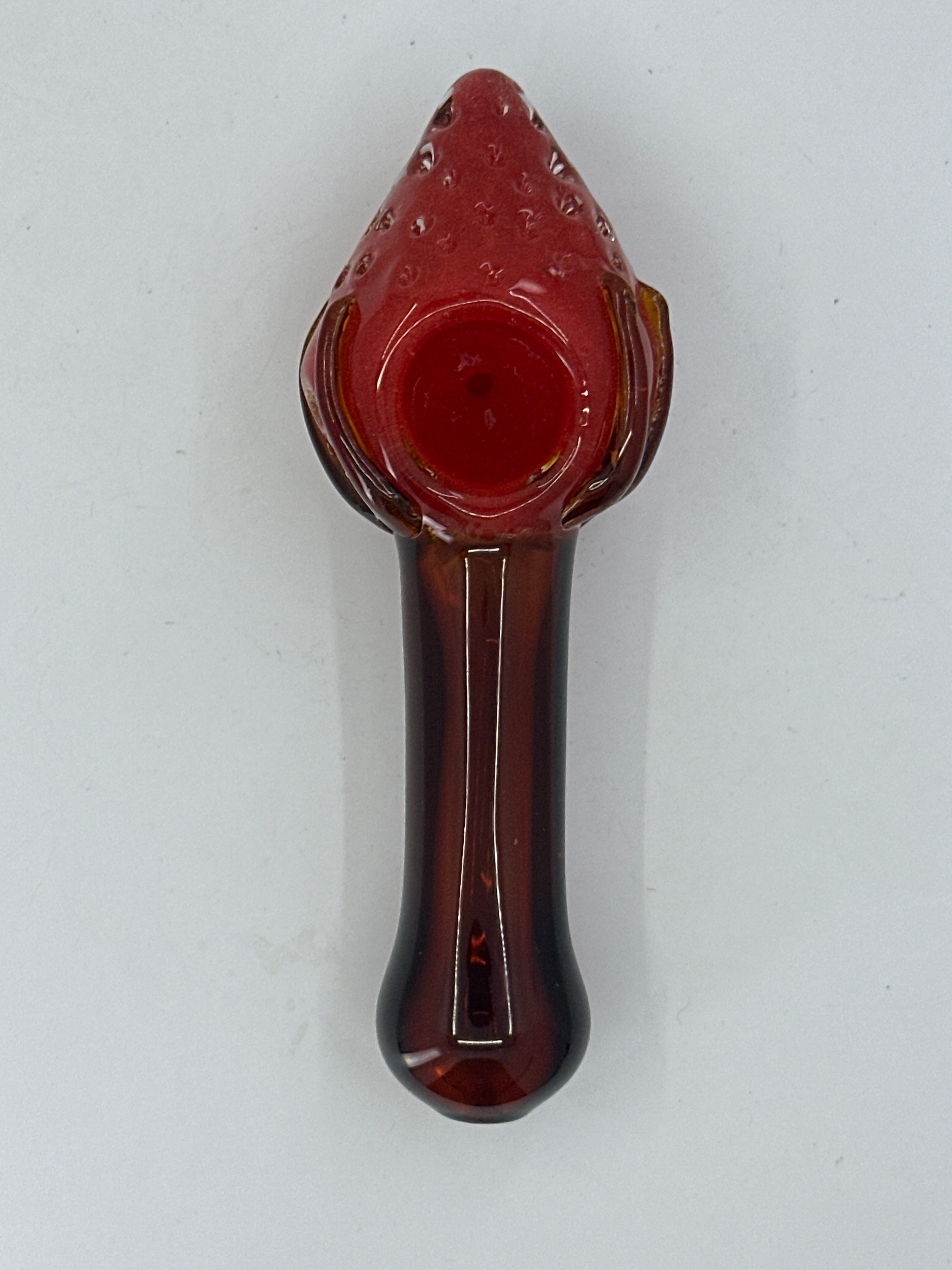 5 Inch Glass Pipe - Strawberry