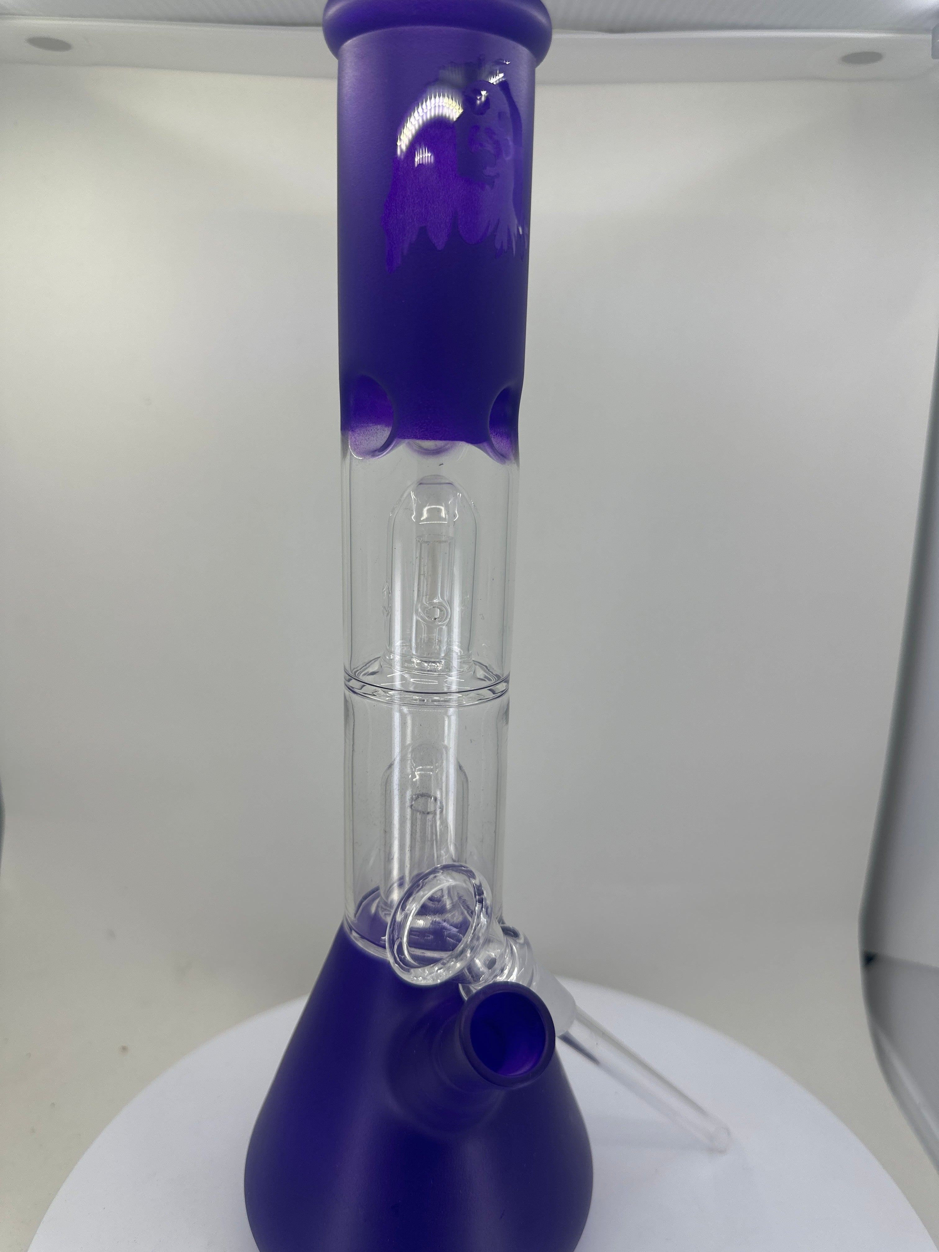 12 Inch Glass Beaker - with Double Percolator