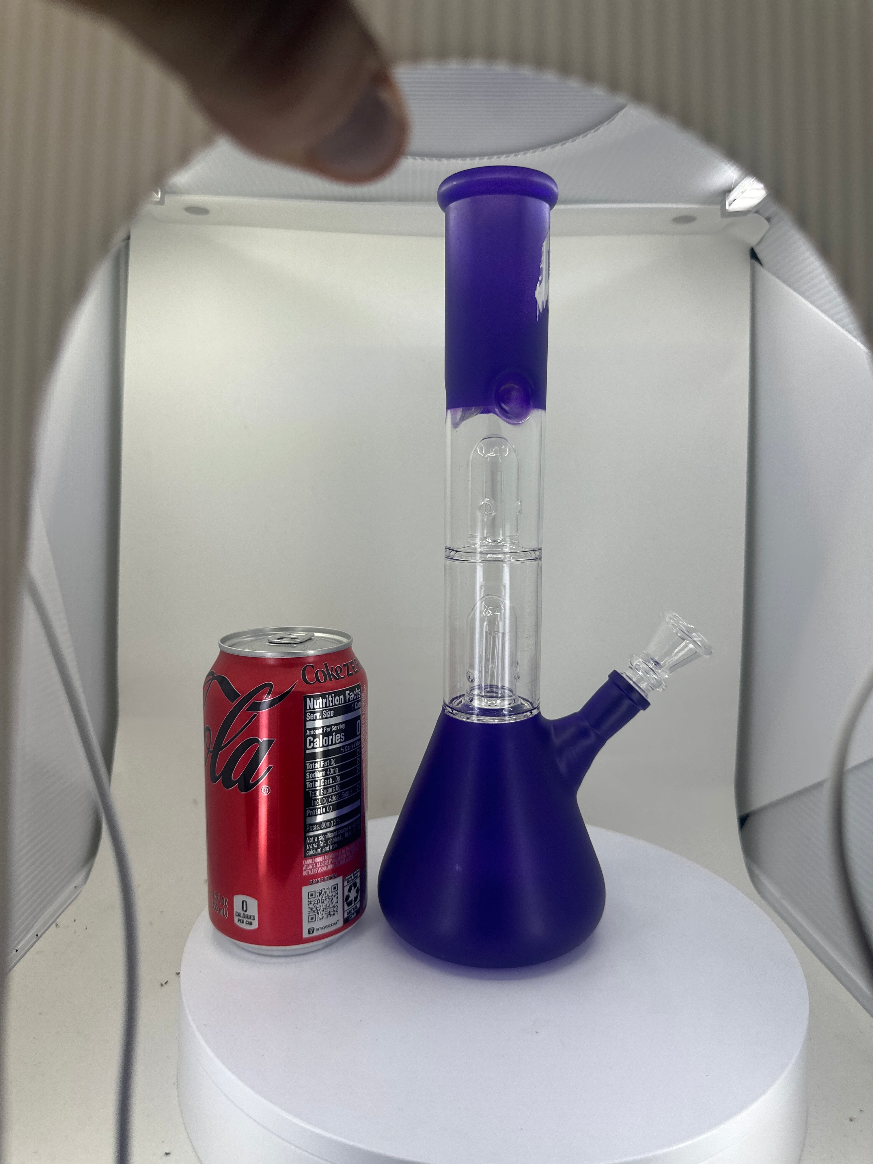 12 Inch Glass Beaker - with Double Percolator
