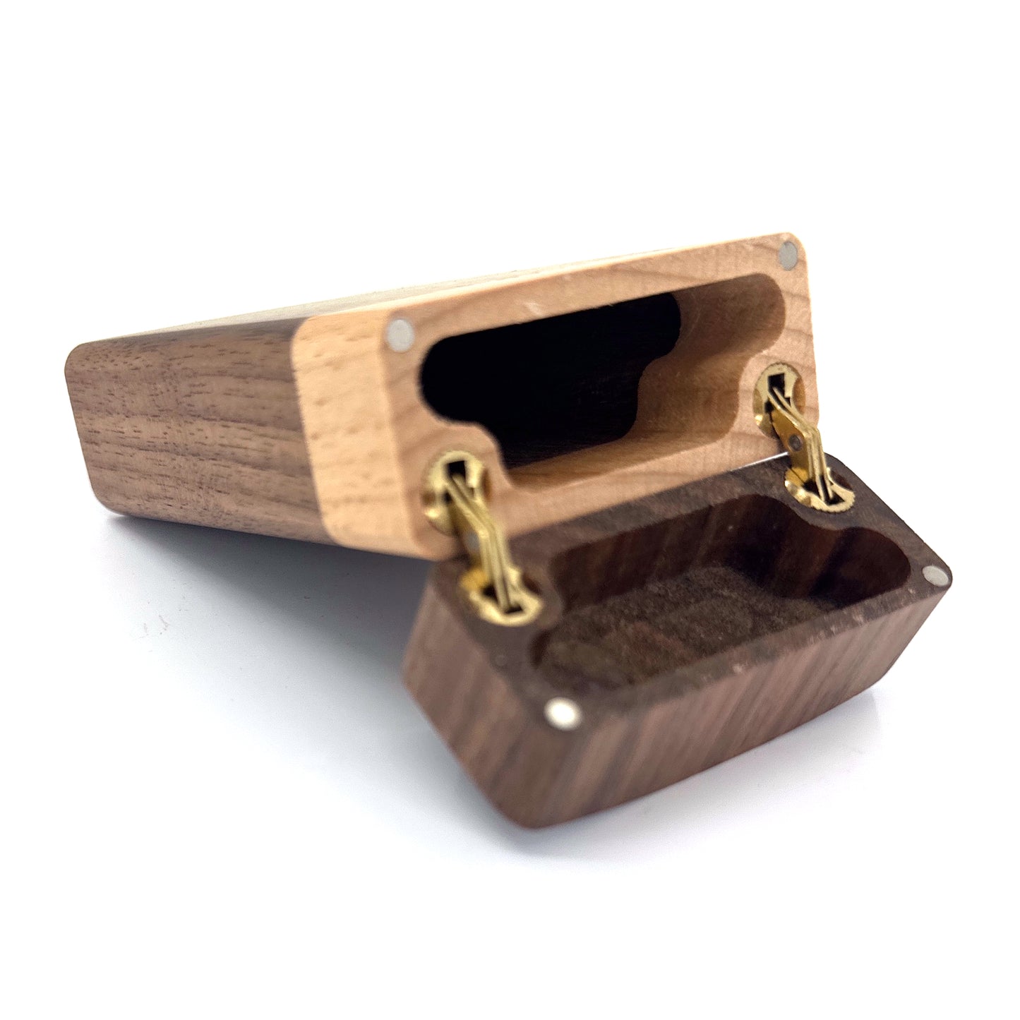 Pitillera de madera maciza