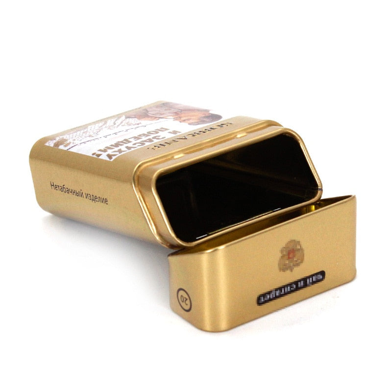 Joint cigarette case with soviet-style cigarette box.