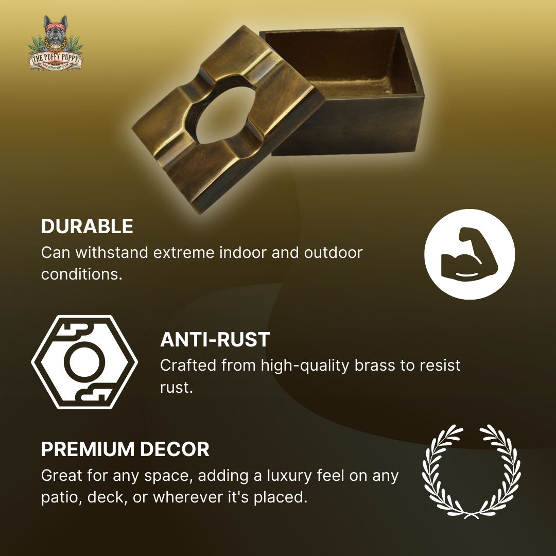 Atlas brass ashtray more benefits and features