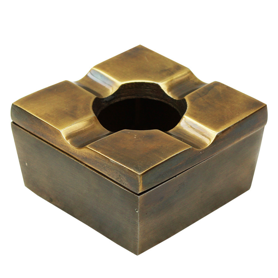 High quality atlas brass ashtray