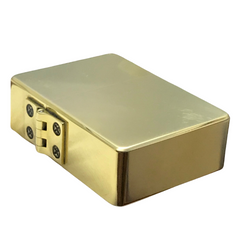 Gold copper heavy duty brass lighter