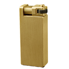 A gold heavy duty kerosene trench lighter
