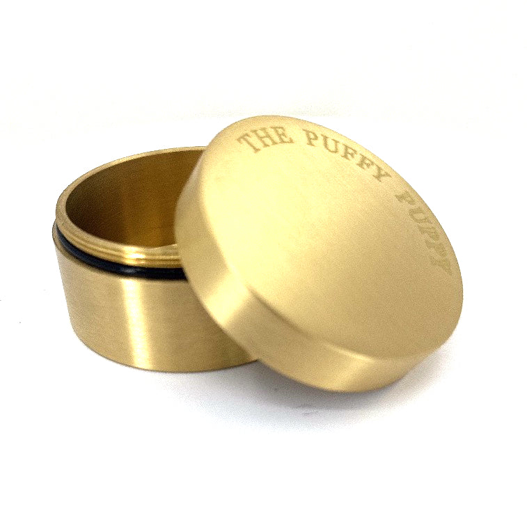 The ultimate brass stash with gold cover.