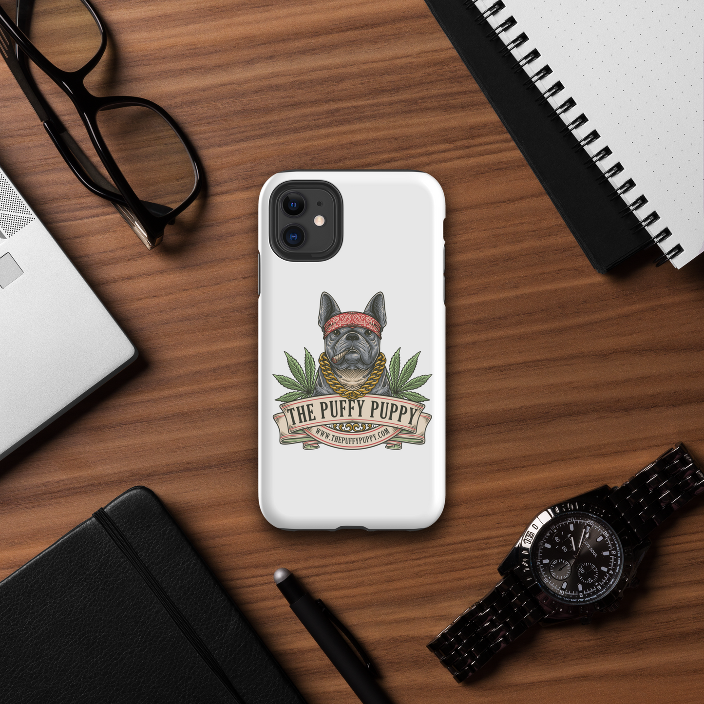 Puffy Puppy Iphone Case
