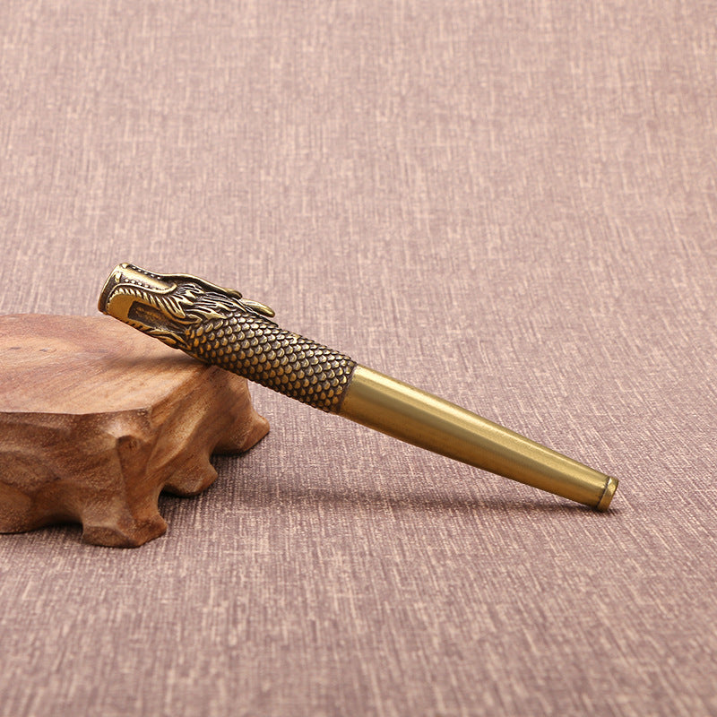 Premium dragon brass chillum and one hitter cigarette holder.