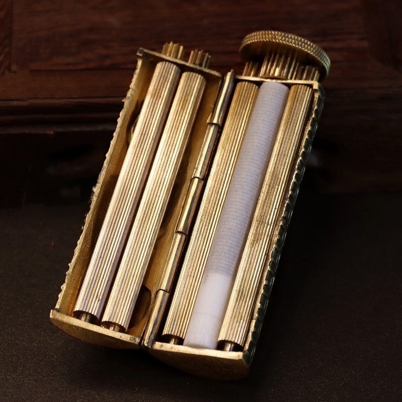 The Original Rollie Solid Brass Cigarette Rolling Machine | Vintage Tobacco Roller
