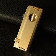 Brass copper gold lighter.