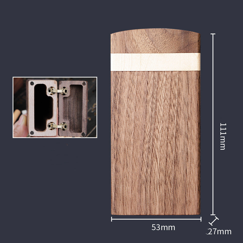 Solid Wood Cigarette Case