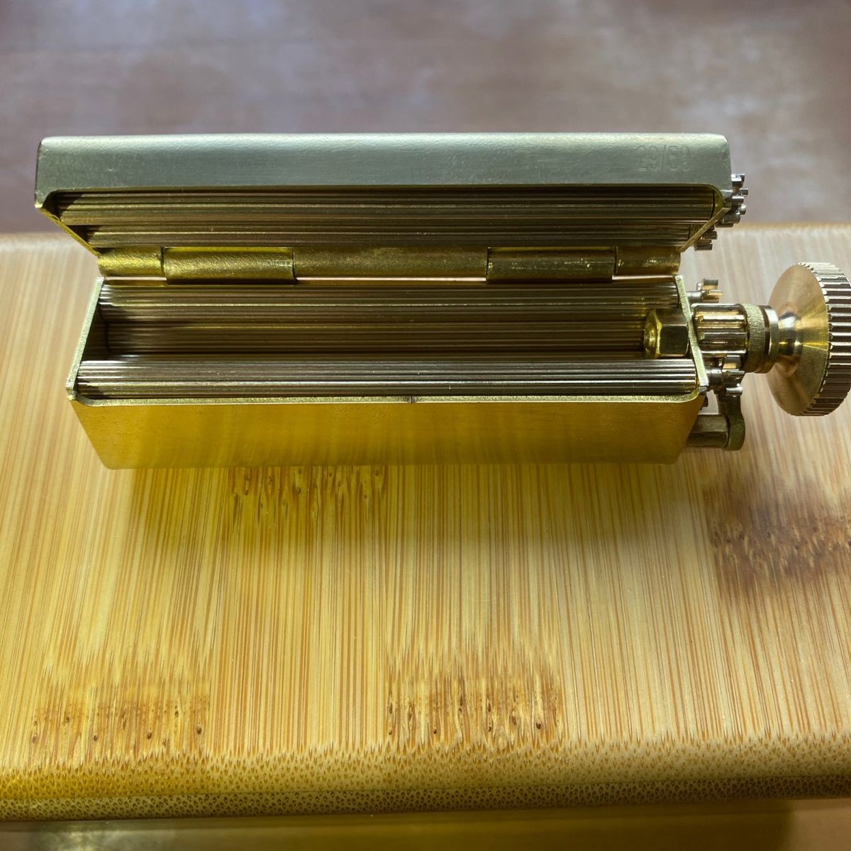 The Walter Handmade Brass Cigarette Rolling Machine