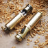 Two copper brass kerosene trench lighters.