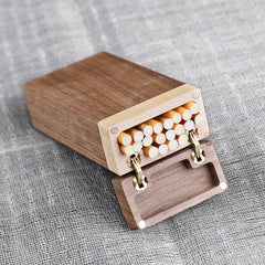 Solid Wood Cigarette Case